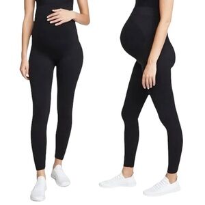 BLANQI Maternity Belly Support Black Leggings